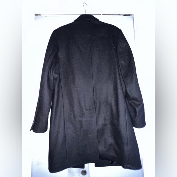 Black Michael Kors wool trench coat in mens small - Picture 3 of 7